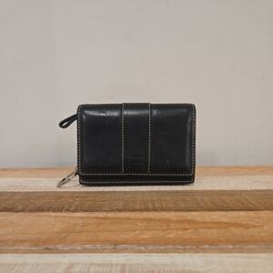 Vintage Coach Black Legacy Multifunctional Leatherware Women’s Coin Wallet